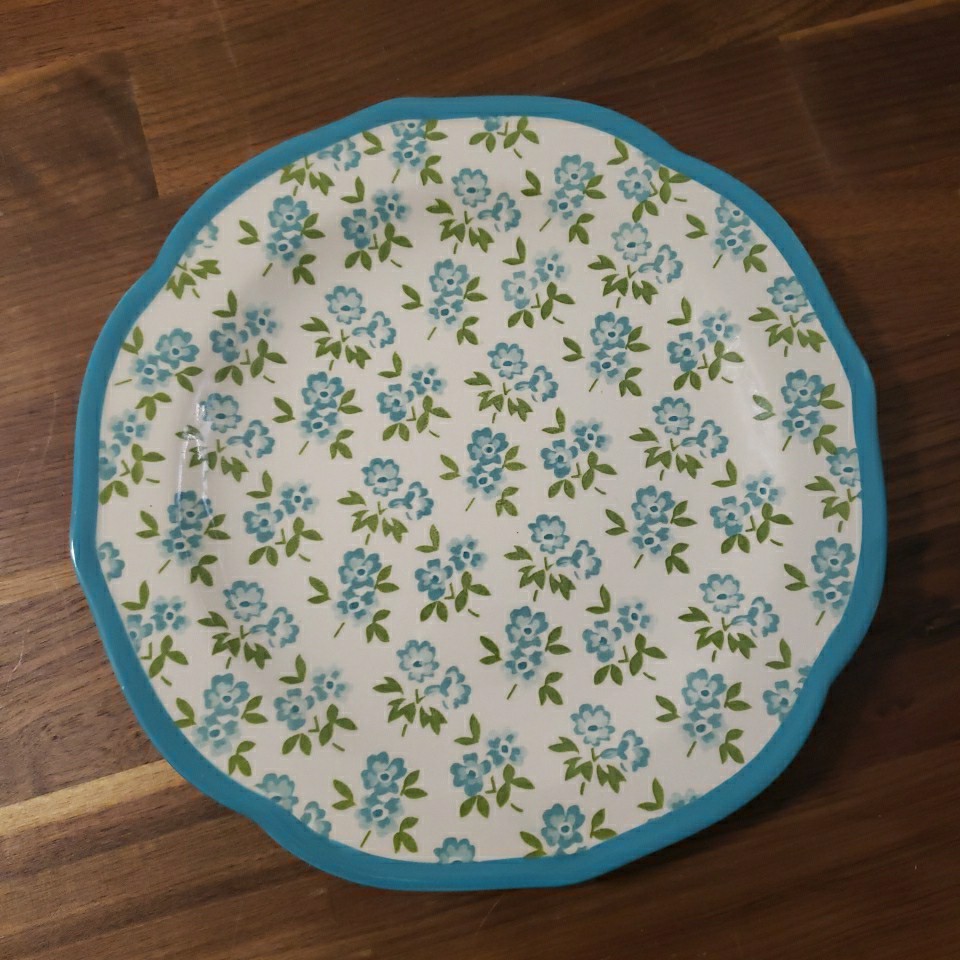 The Pioneer Woman Floral Salad Plate Fall Flower 8.75