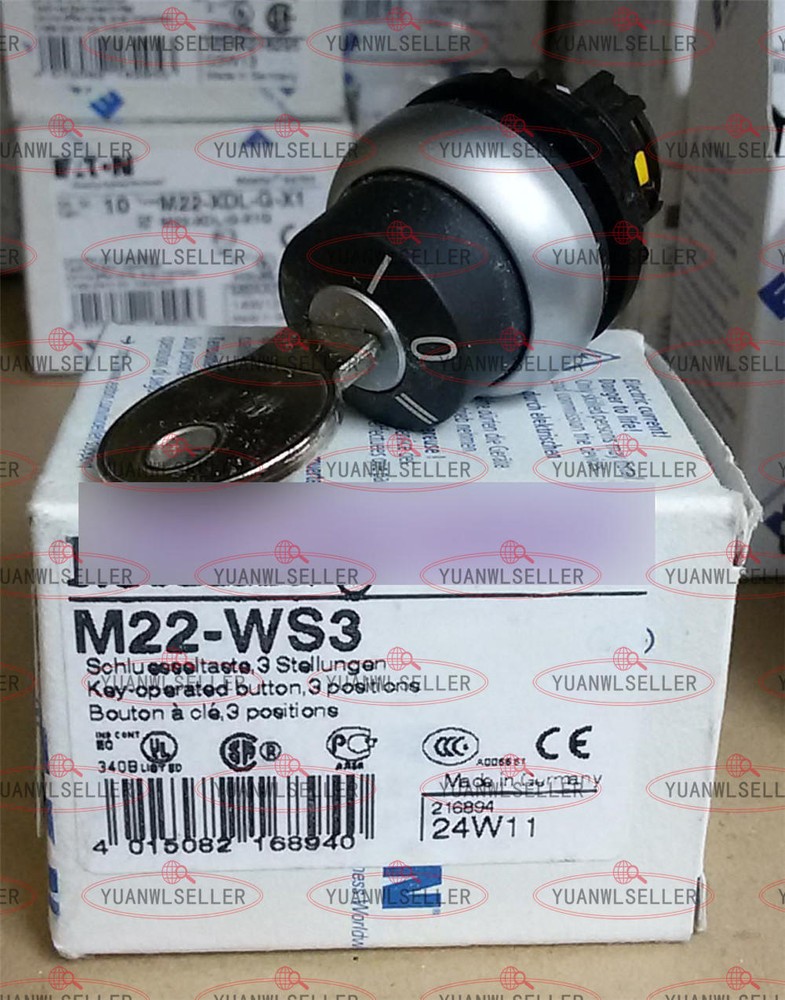 NEW 1PCS Eaton button head M22-WS3