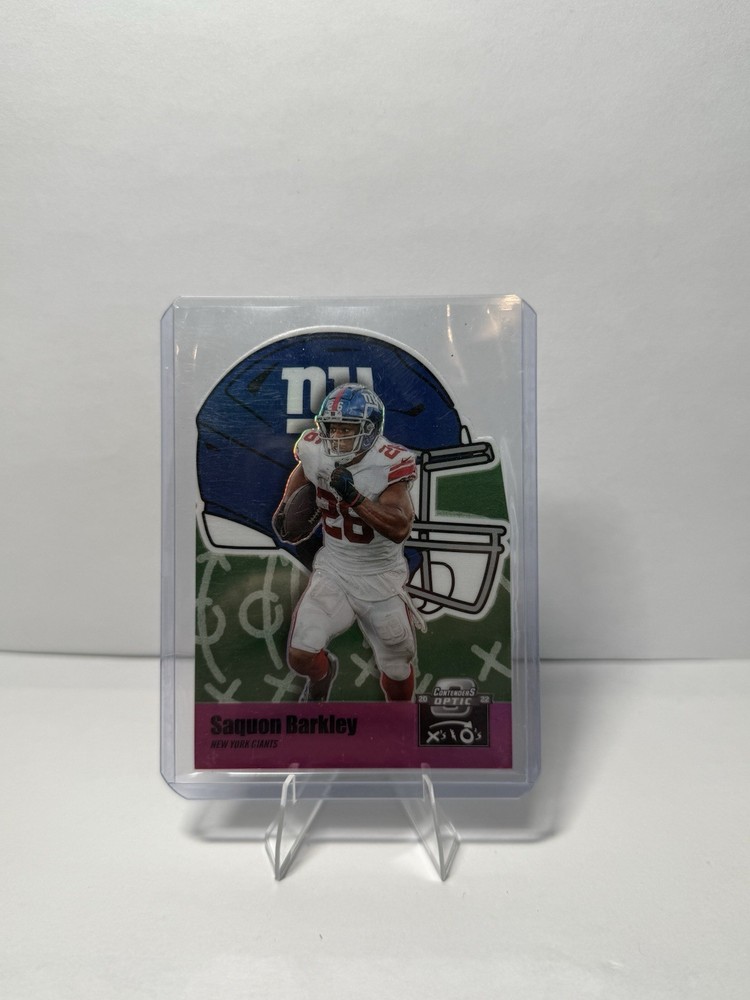 2022 Panini Contenders Optic Saquon Barkley 51/75 Xs and Os Giants #XO-11