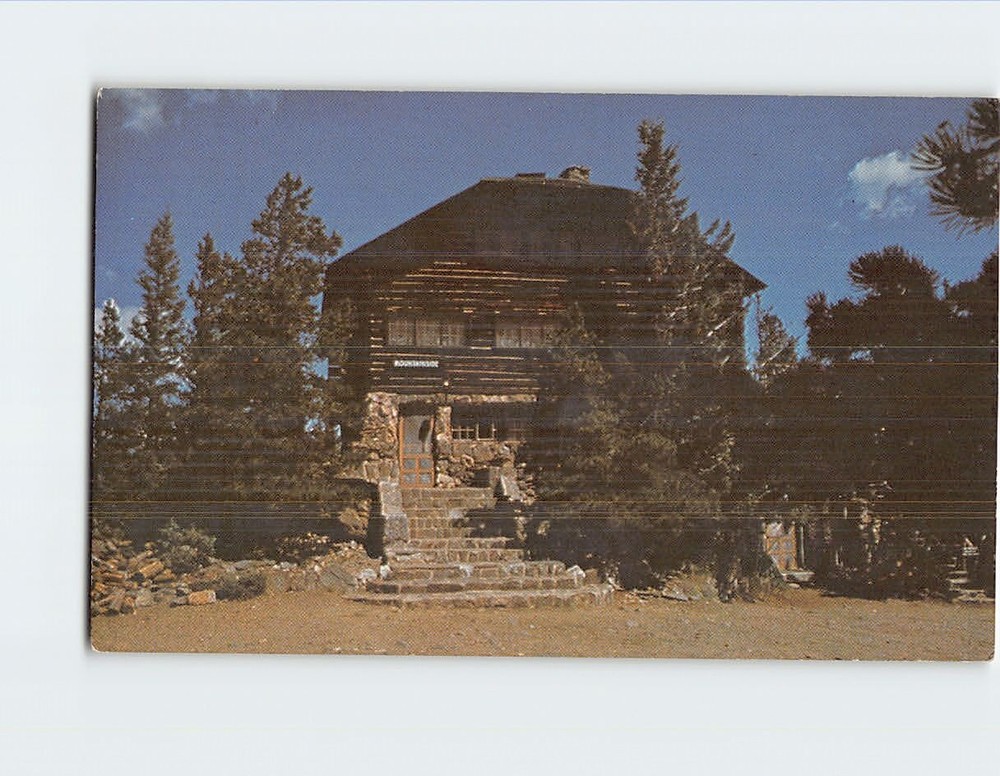 Postcard John Timothy Stone Lodge Estes Park Center Colorado USA