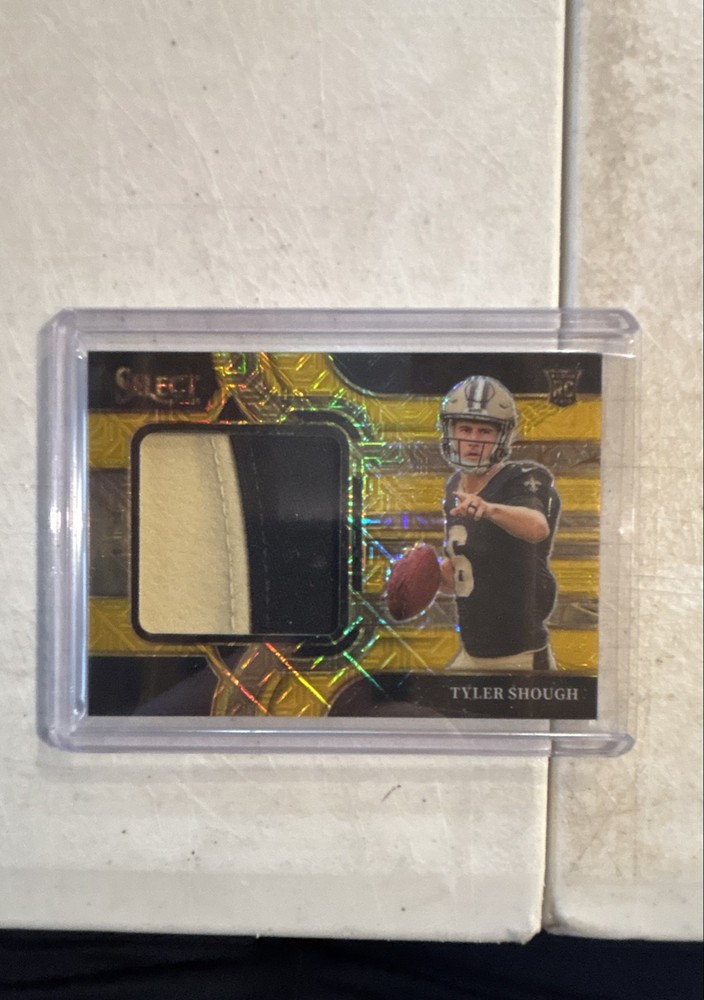 2025 Select Jumbo Rookie Swatch Tyler Shough RC Gold 8/10