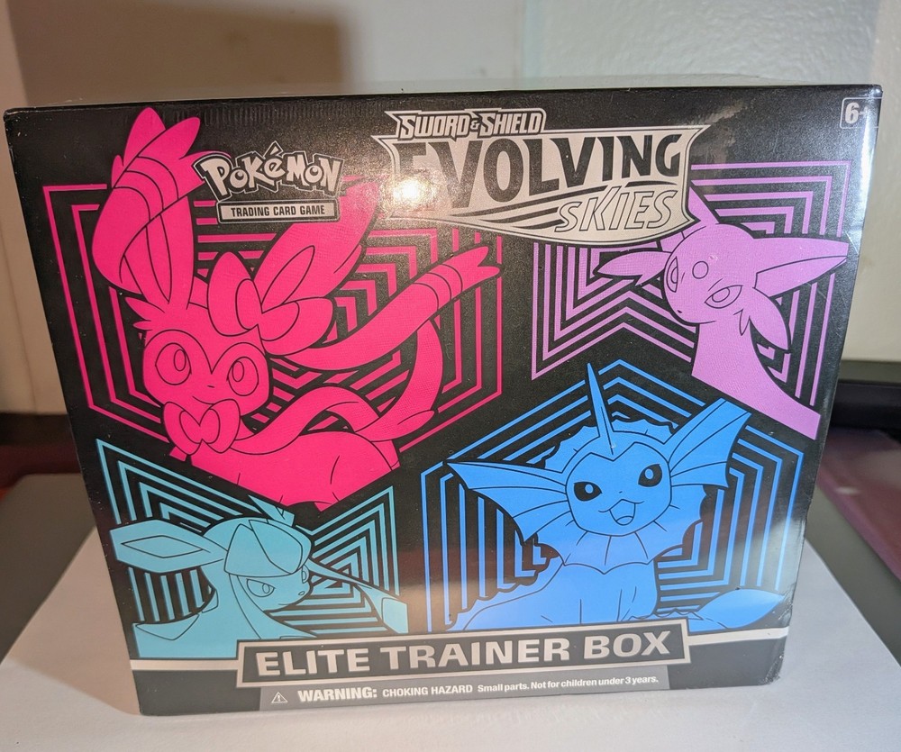 Pokemon TCG: Sword & Shield Evolving Skies Elite Trainer Box ETB New Sealed