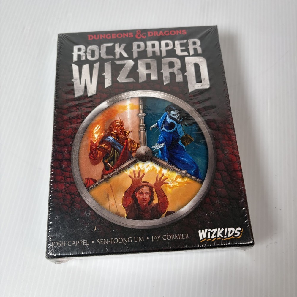 Dungeons & Dragons Rock Paper Wizard Board Game NEW SEALED WizKids Fantasy