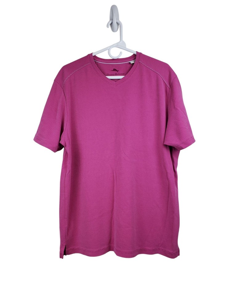 Tommy Bahama Men's Large Short Sleeve Crew Neck Performance Shirt