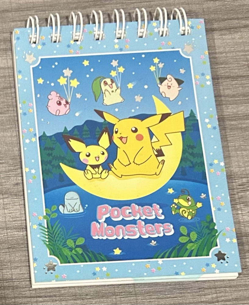 Pokemon Vintage Showa Note Spiral Notebook Pikachu Pichu Japan Exclusive Rare