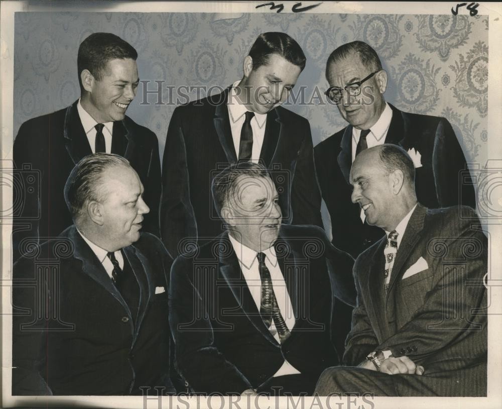 1963 Press Photo Louisiana Retailers' Association Members, New Orleans
