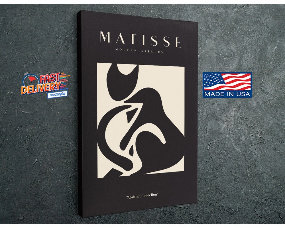 Henri Matisse Cat Print, Matisse Cat Poster, Cat Art Print, Black Cat Print, Mod