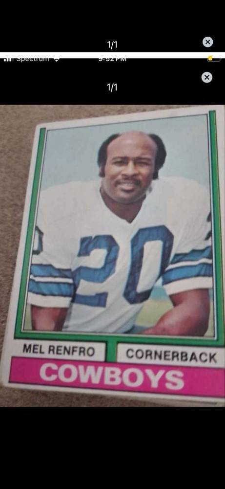 1974 Topps - Mel Renfro #106