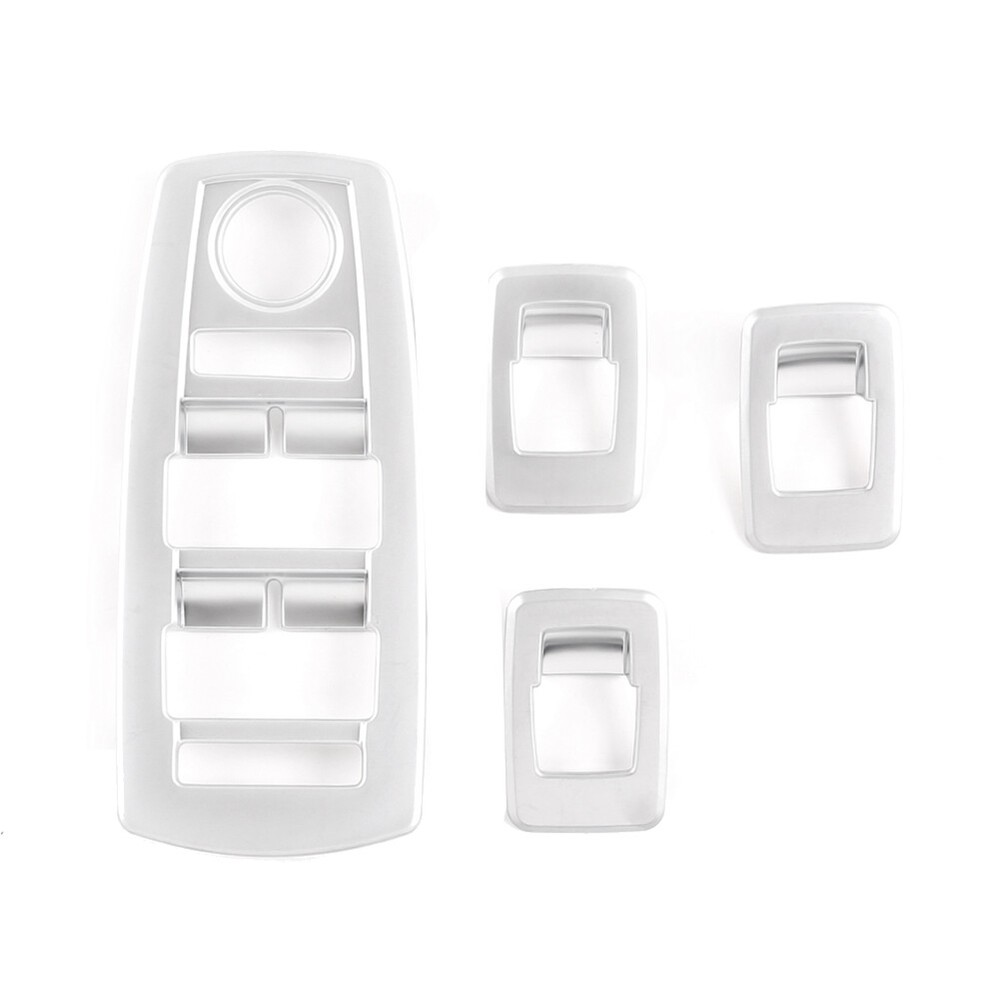 For- X3 E83 2006-2010 Car Window Glass Lifting Buttons Frame Trim Stickers4400