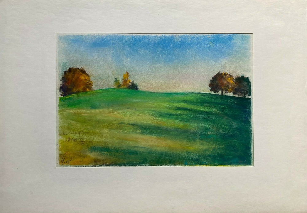 Franz Ehmke *1928 -2018 DDR Painter Golden Autumn in Lübars
