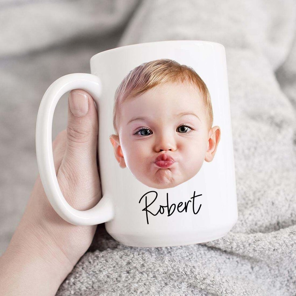 Personalized Photo Face Mug Custom Face Mug Custom Text Photo Mug Face Mug Make