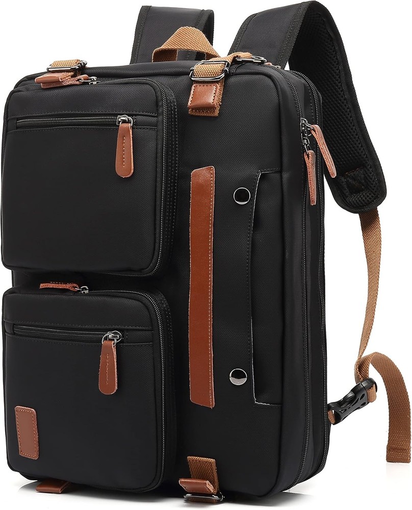 3 in 1 Laptop Bag for Men, 17.3 Inch Work Bags for Men, Laptop Backpack, Briefca