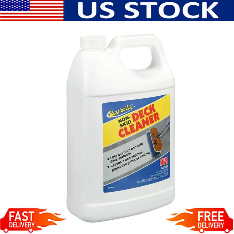 1 Gallon Non-Skid Deck Cleaner with Protective Polymers for Grime Removal