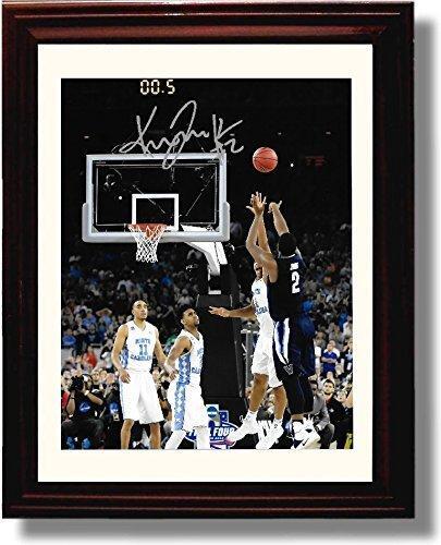 16x20 Framed 2016 Villanova Kris Jenkins The Shot NCAA Champions Autographed Memorabilia