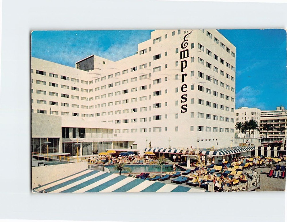 Postcard Empress Hotel Miami Beach Florida USA