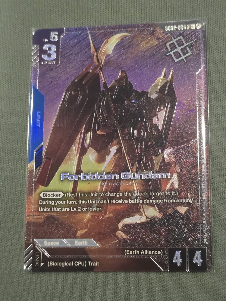 Forbidden Gundam Alternate Art Winner Foil - GD02-006 - NM - TCG Card Game