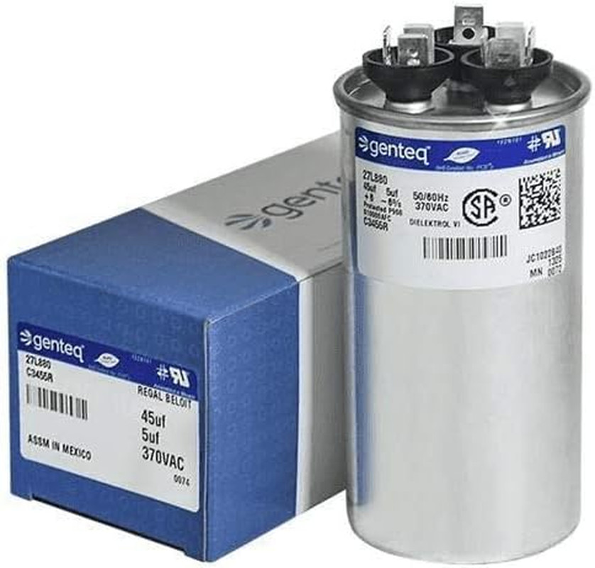 C3455R GE round Capacitor 45 5 Uf MFD, 97F9895, Z97F995, 97F9895BZ3, 27L880, 370