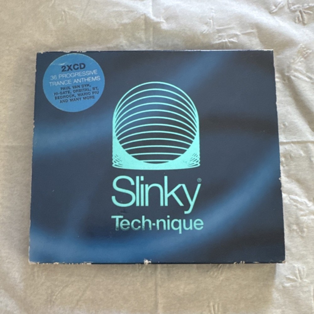Slinky Tech-nique 2CD Album Trance Progressive Paul van Dyk BT Compilation