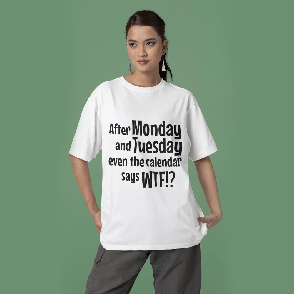 Classic Fit Humorous Tee for Men & Women | Funny Text Graphic Print T-Shirt