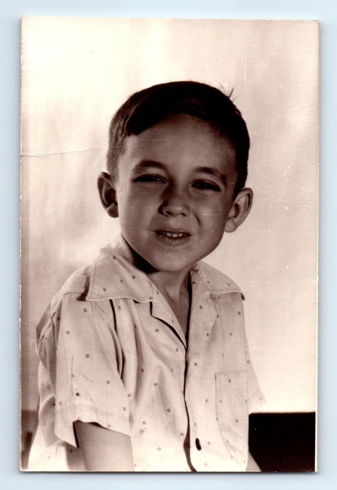 Old Vintage Photo FORMAL PORTRAIT OF BOY ANTIQUE PHOTOGRAPH