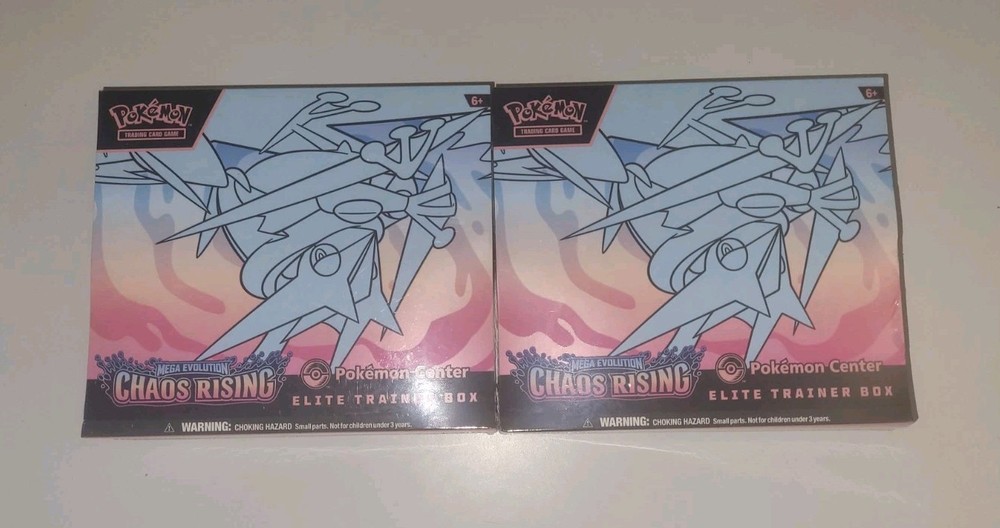Pokemon Center Chaos Rising Elite Trainer Box X2 - ETB  - Small Tears