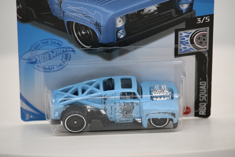 HOT WHEELS ROD SQUAD SERIES ERIKENSTEIN ROD IN LIGHT BLUE #3/5 OR #120/250