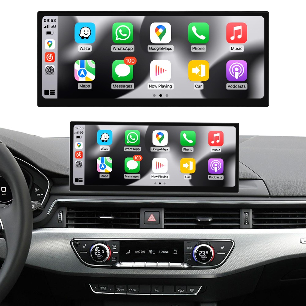 12.3' Wireless Screen Carplay Stereo Multimedia Navi For Audi A4 A5 MIB 2016-20