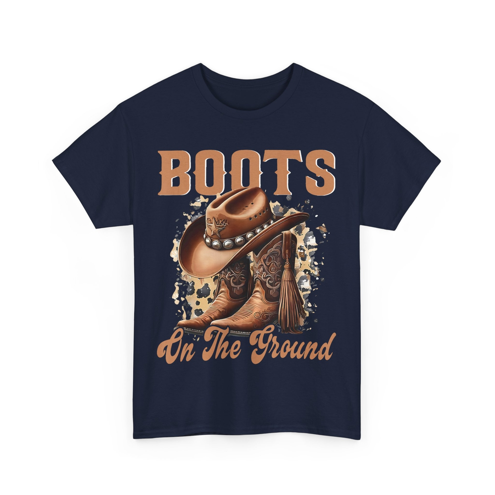 Boot Cowboy Western Cowgirl Linedance T-Shirt