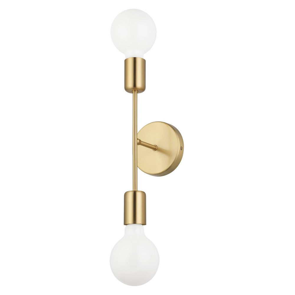 Avondale Open Bulb 2-Light Wall Fixture in Modern Design