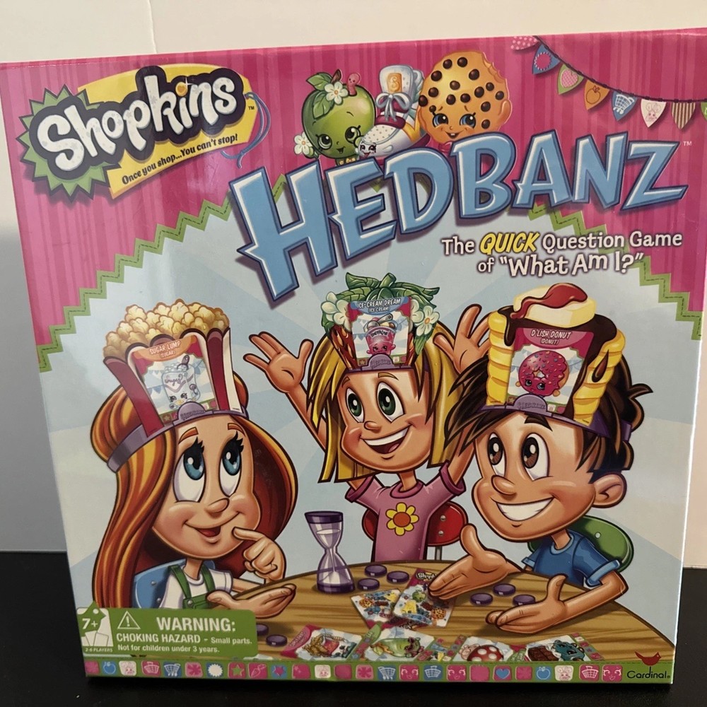 Shopkins Hedbanz Game Family Kids Game Shop Kins Board Game 