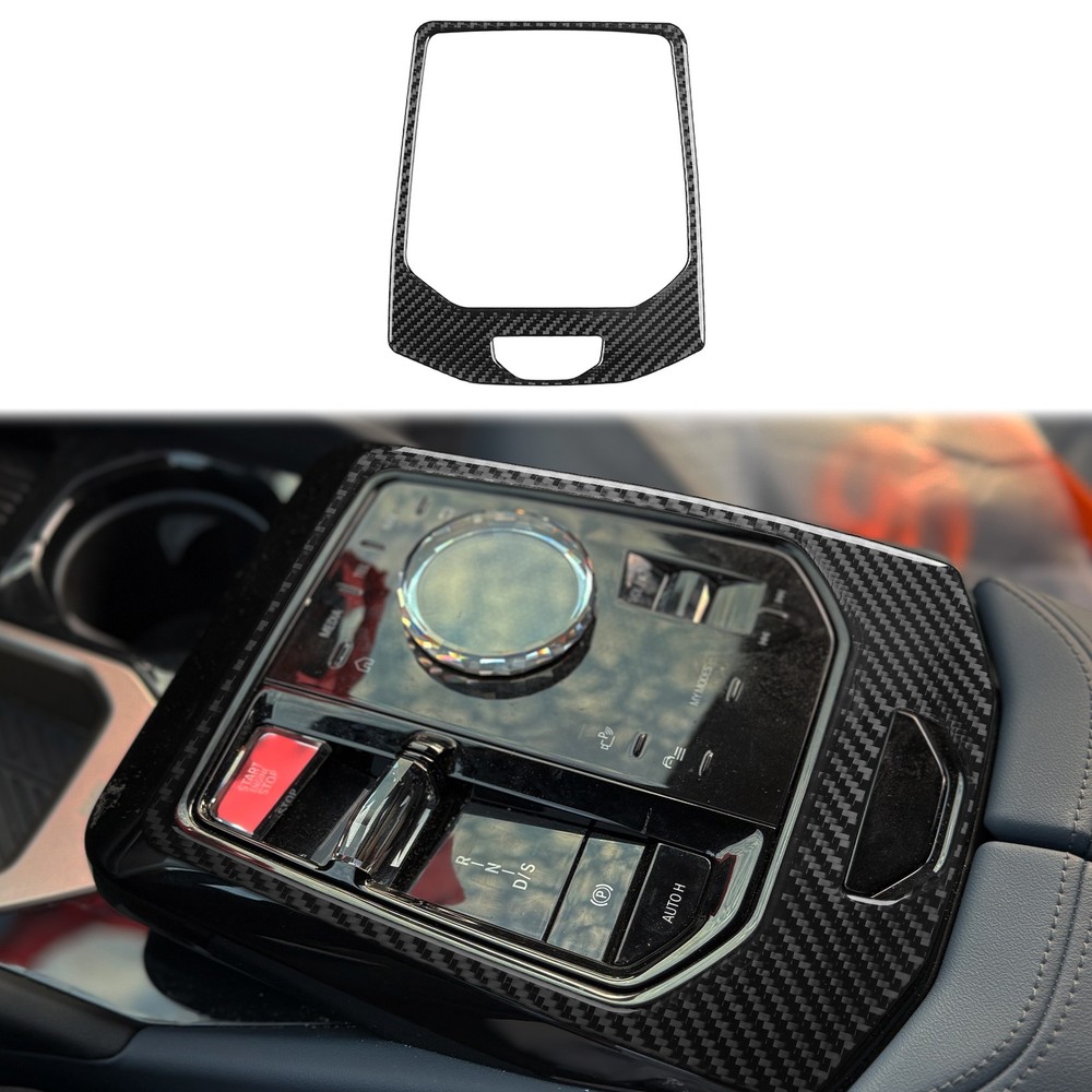 Real Carbon Fiber Center Console Panel Trim For BMW 5 i5 G60 G68 2024-2025