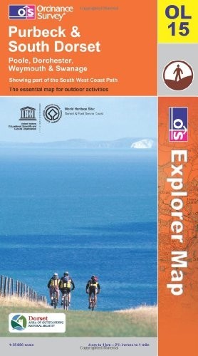 Purbeck and South Dorset (Explorer Maps)... by Ordnance Survey Sheet map, foldedFREE US DELIVERY | ISBN: 0319238652 | Quality Books