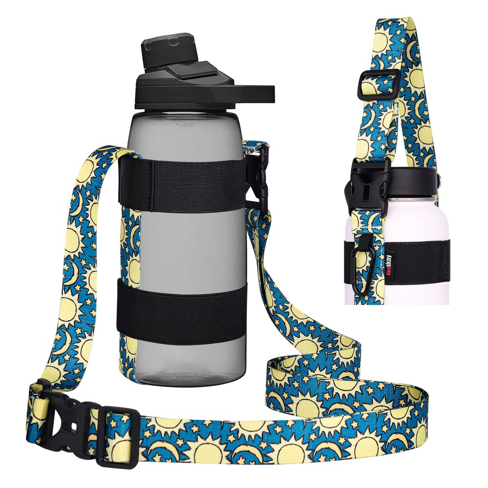 Adjustable Shoulder Strap Water Bottle Holder with Handle Sling