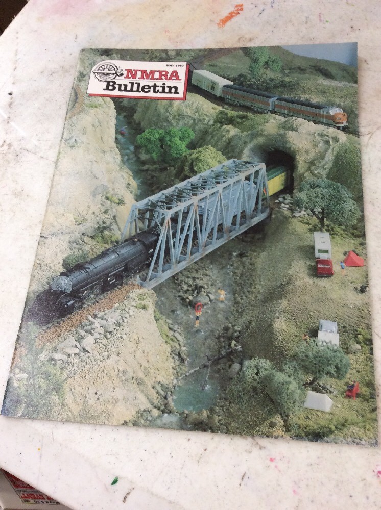 VINTAGE TRAIN MAGAZINE May 1987 NMRA