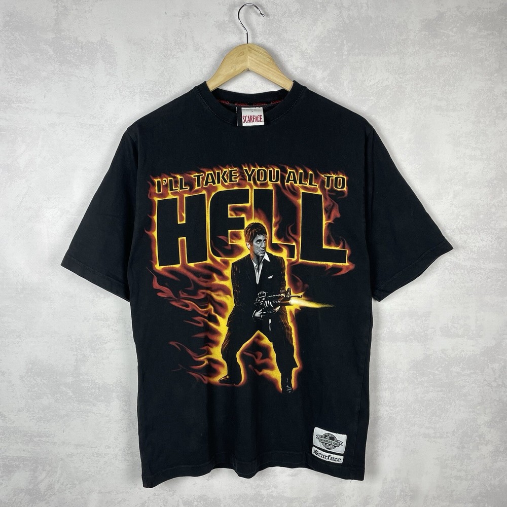 Vintage Scarface Tony Montana The World Is Yours TShirt