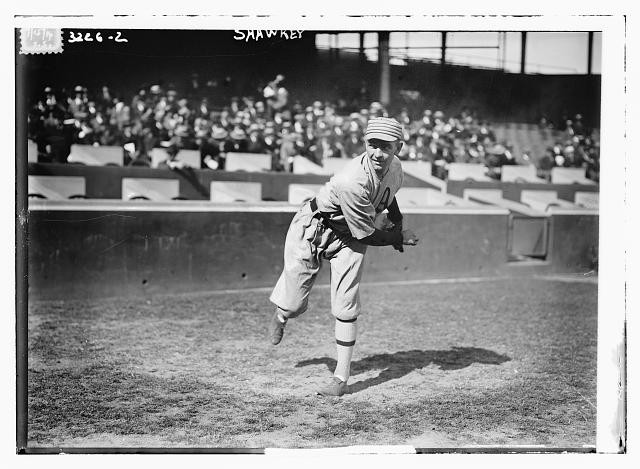 Photo:Bob Shawkey Philadelphia AL 1914 Baseball Pitcher at Stadium