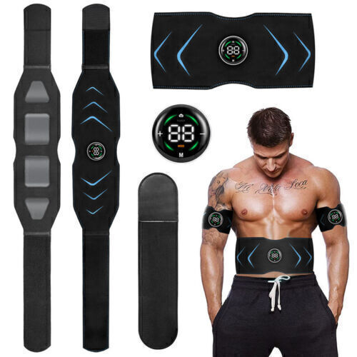 Abdominal EMS Muscle Stimulator Belt Electric ABS Fitness Toning Trainer Sticker-image
