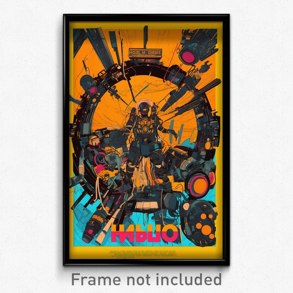 Retro Russian Film Art Print - Intricate Wire Frame Door Design