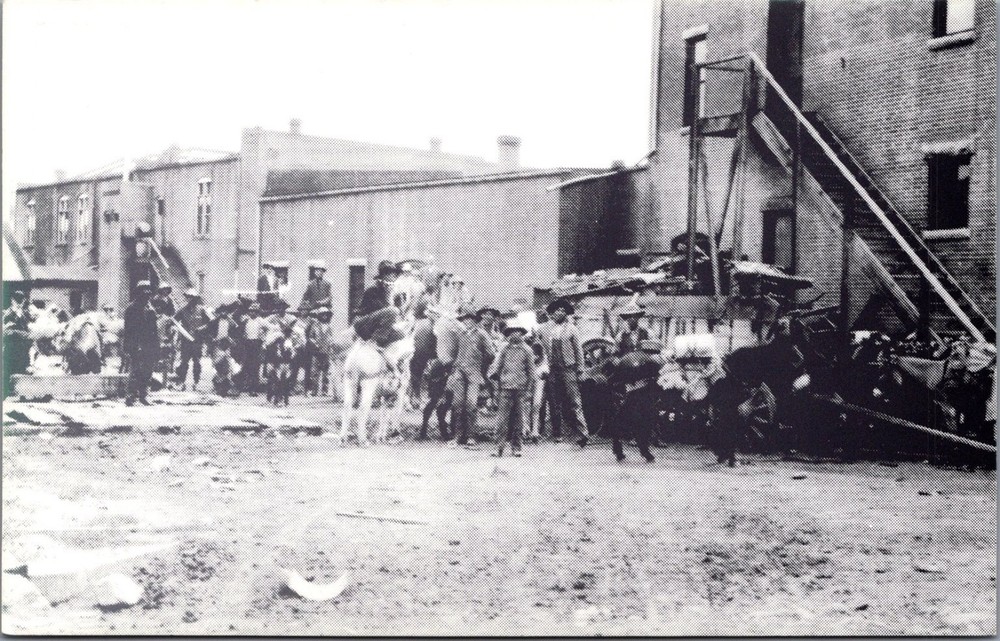 Boom Days Creede Colorado Vintage Photo Postcard Mining Town Scene