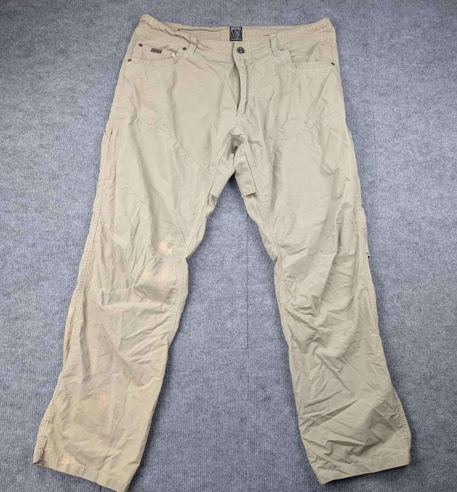 Kuhl Revolvr Pants Mens 36x32 Outdoor Hiking Athletic Vented Crotch Knee Light