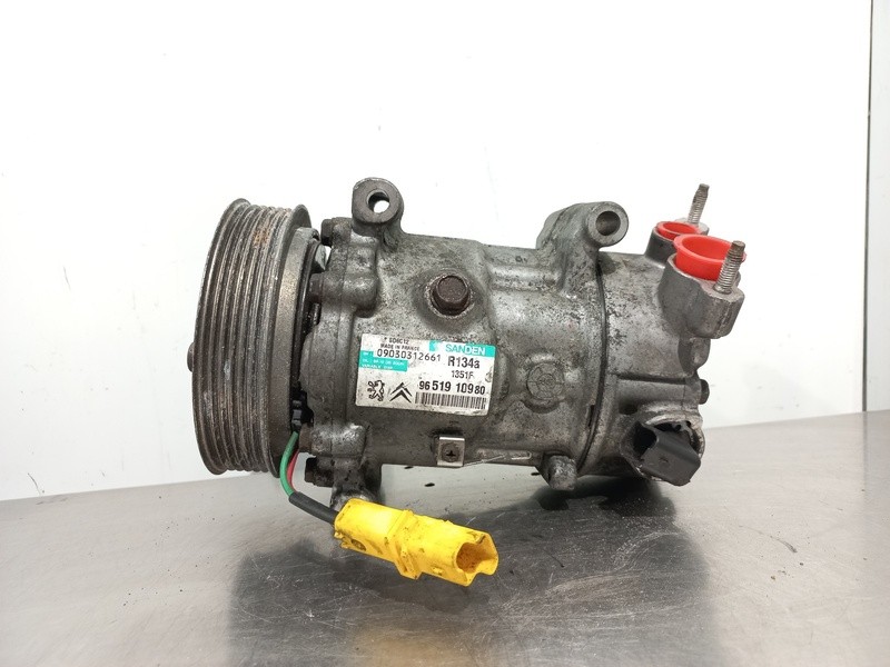 9651910980 AIR CON COMPRESSOR PEUGEOT 307 BERLINA S2 2006 117658