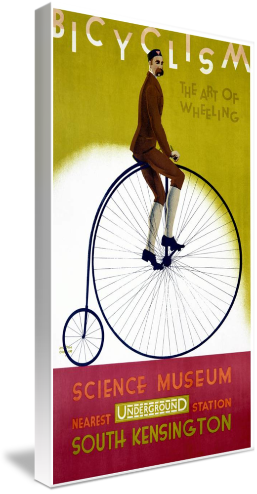 Canvas Art - Alcyon Bicycle Vintage Advertisement,