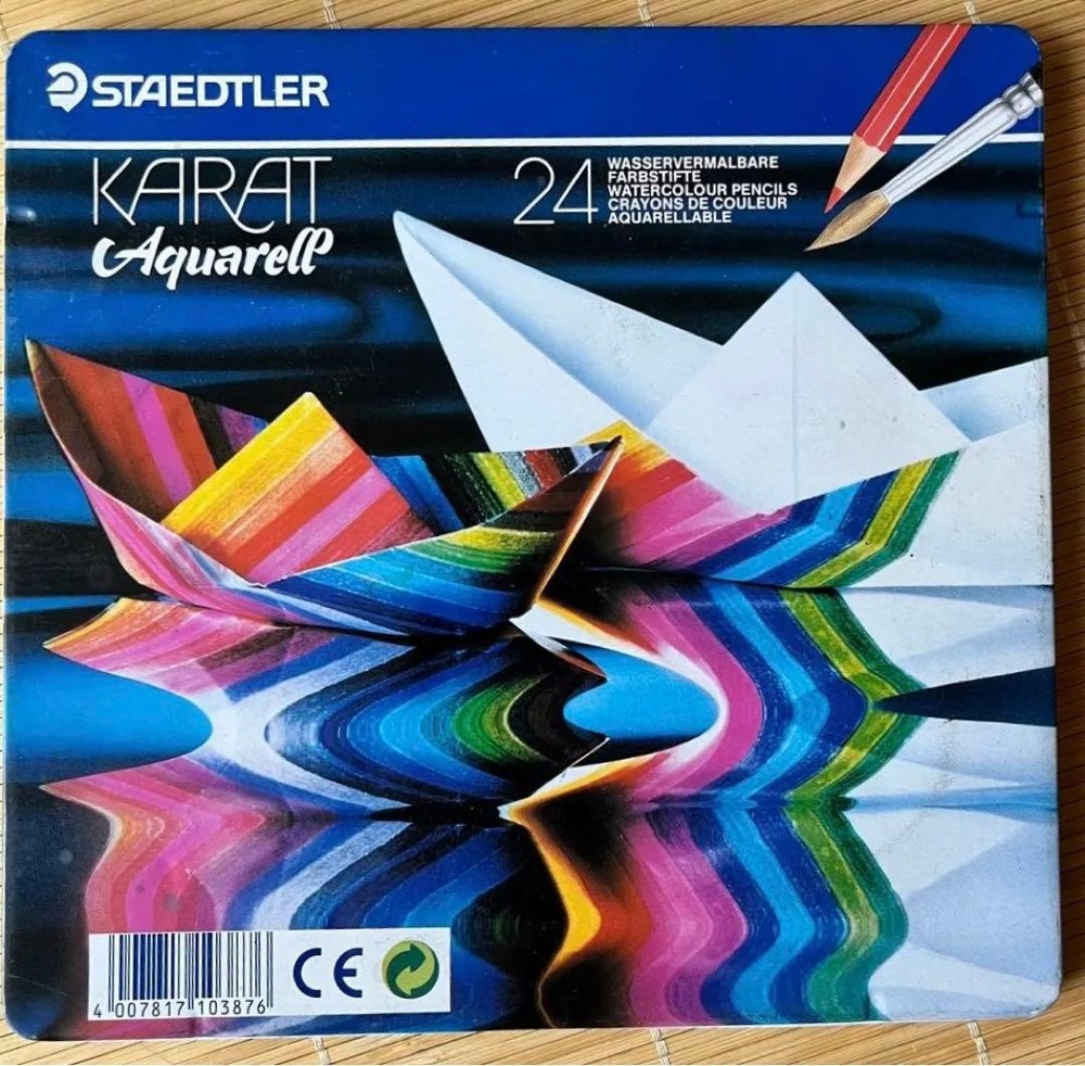 24 Watercolor Pencils, Staedtler Cart, 24 Color Paints, Colored Pencils, Art Sup