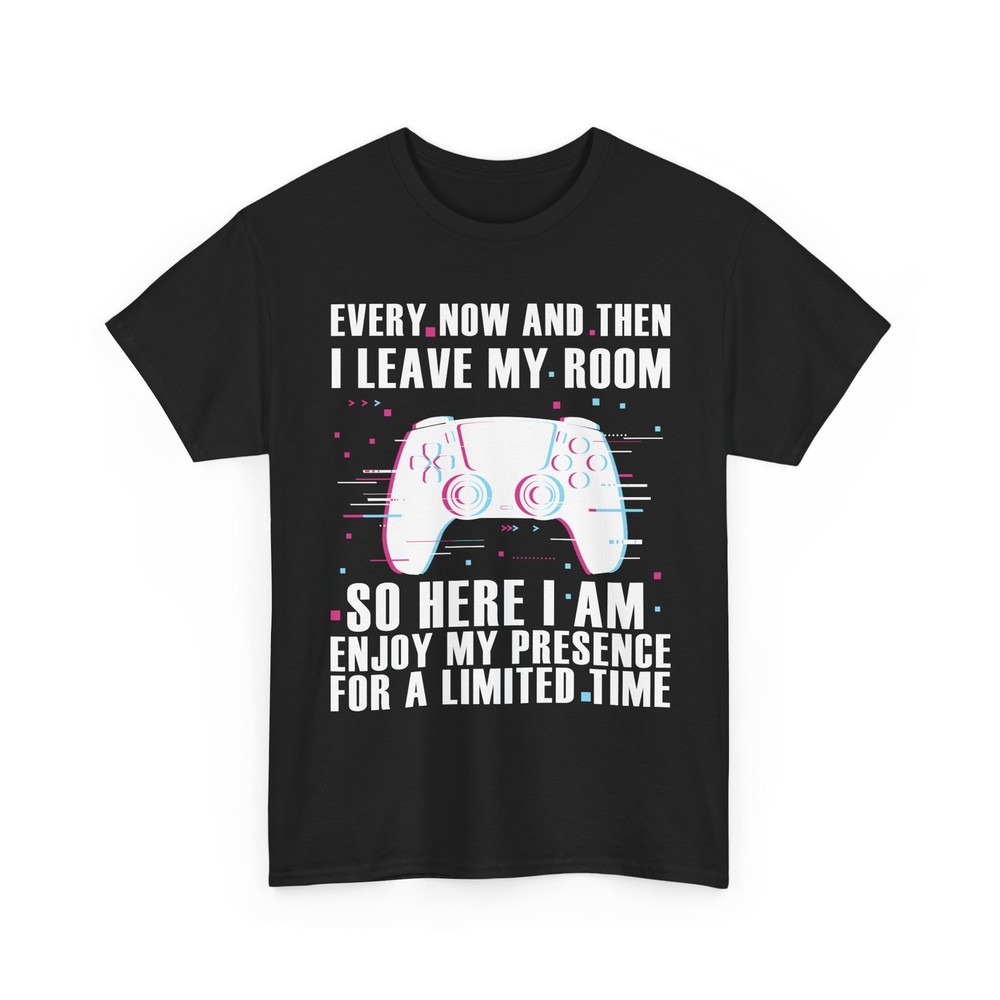 Gamer T-Shirt, Every Now And Then I Leave My Room Video Games Lovers Shirt