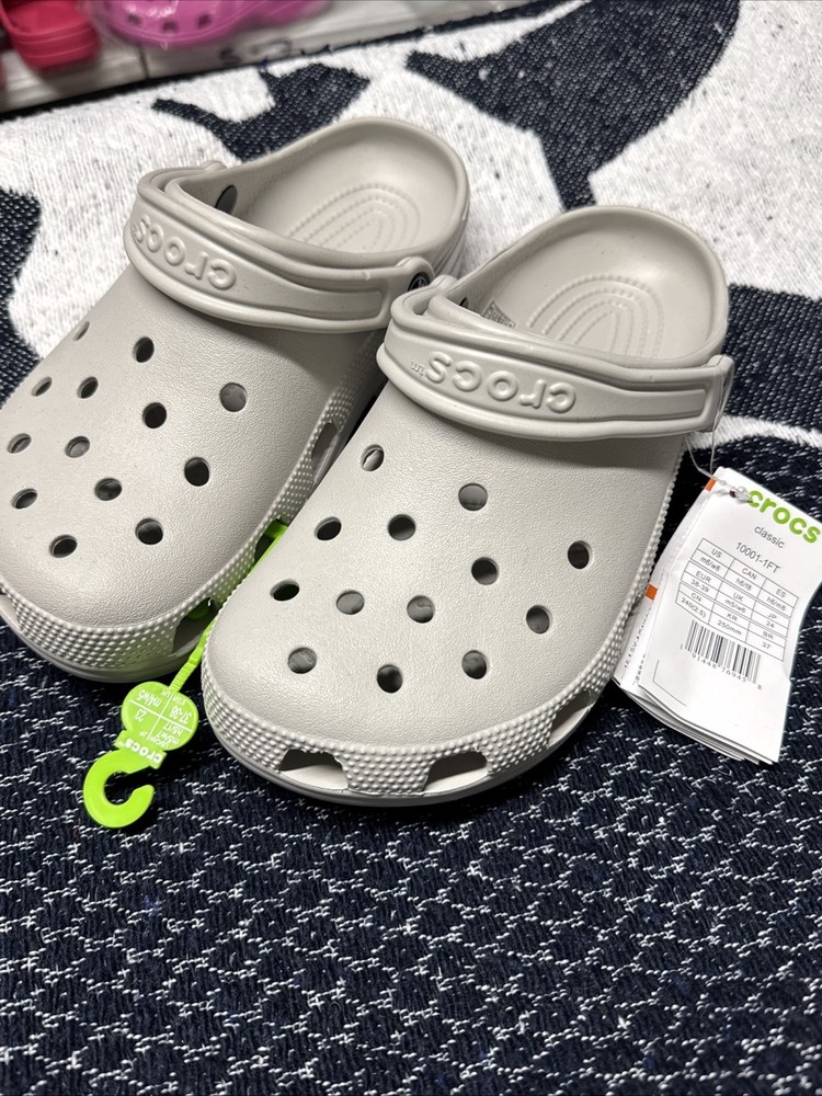 Crocs Gray 8 Women’s 6 Men’s Fast Shipping