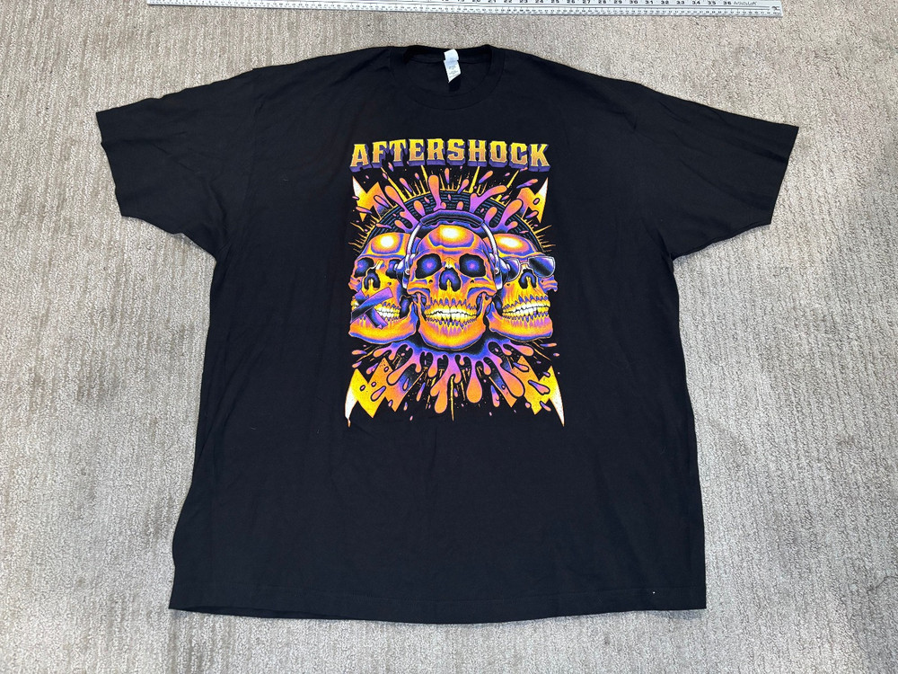 Aftershock 2021 Concert Tee XXL 3XL Mens Black Rock Punk Tour Vintage Metallica