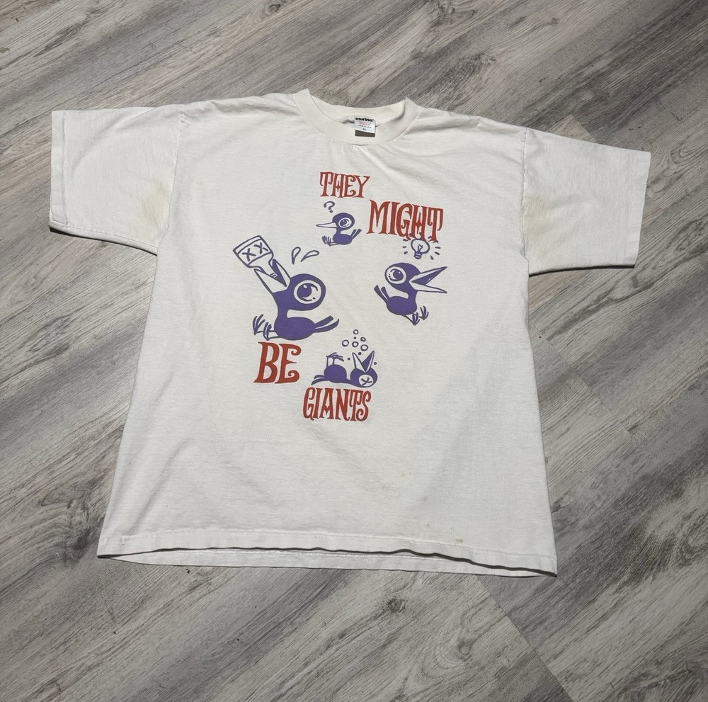 Rare Vintage They Might Be Giants Vintage T Shirt MA226 FREE SHIPPING