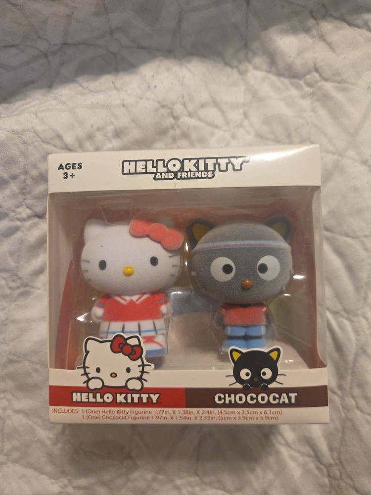 Sanrio Hello Kitty & Friends Flocked Figure Chococat 2.5