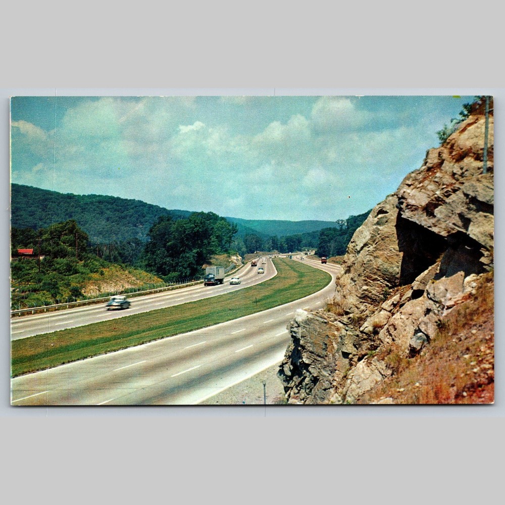 Postcard New York State Thruway Scenic Highway View