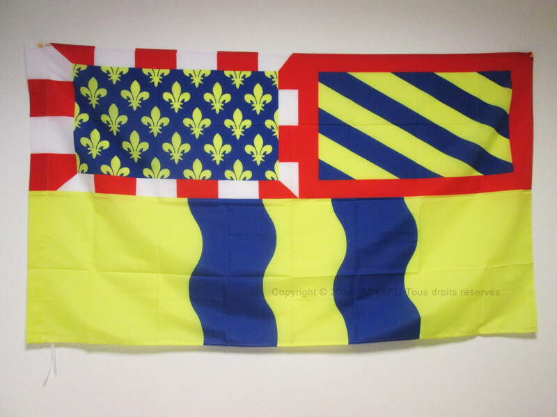 Saône-et-Loire French Department Flag 3x5 ft with Pole Sleeve - France Regional Banner 90x150 cm